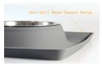 Washable Stainless Steel 450*260*45mm,540*95*60mm Non Skid Dog Bowl