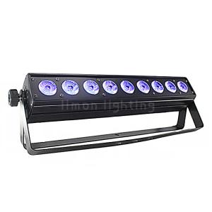 China High Quality 9x10w RGBW 4in1 Indoor Pixel LED Wall Washer Light Bar DMX factory