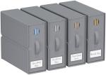 Sheet Organizers And Storage, 4-Pack, Queen/King Size (Grey), Bed Sheet