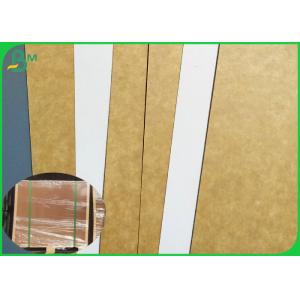 Folding Resistance 200 GSM Food Grade Kraft Liner Board 1 Side White Coated