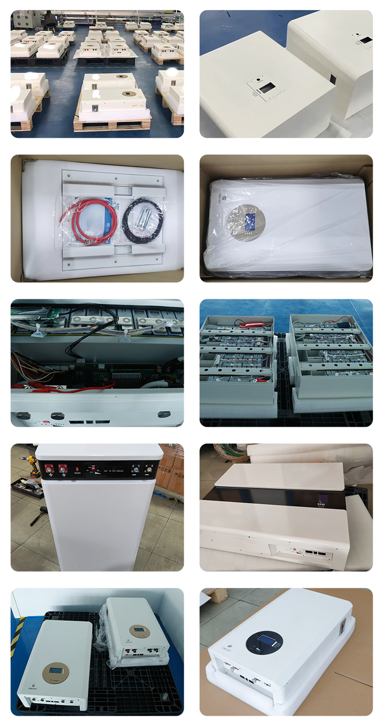 48V/51.2V 100Ah Solar Lithium Ion Battery Wall Mounted For 5-10 KWh Output Power Range