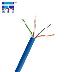 China Copper 305M Ethernet Lan Cable Cat5e 4 Pairs 24Awg 0.51mm 8 Core factory