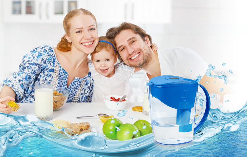 Customized 3.5L BPA Free Alkaline Water Pitcher , Brita Classic Filter Jug