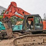 High strength Excavator tunnel boom short boom excavator long reach arm for