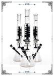 PHOENIX STAR 19" Showerhead Perc Freezable Coil Beaker Glass Bong