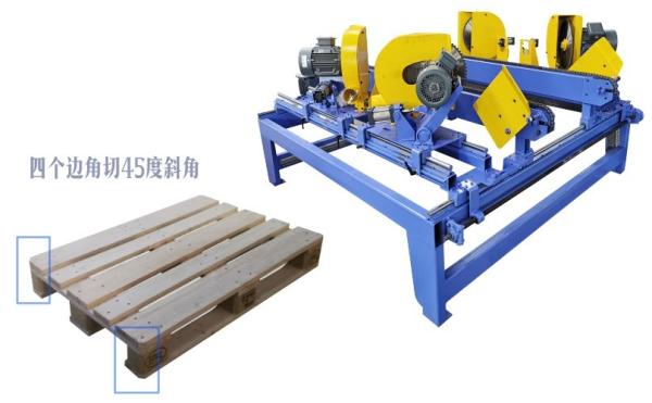 Wood Pallet Machine Pallet Corner Cutting Machine, European Wooden Pallet