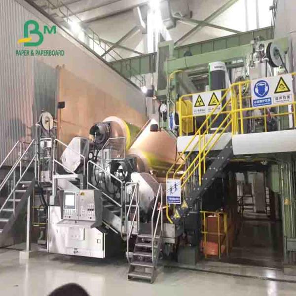 80gr - 140gr recycle pulp Good toughness kraft paper sheet for shopping bags