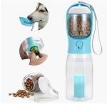Dog Water Bottle for Walking, Pet Water Dispenser Feeder Container Portable with