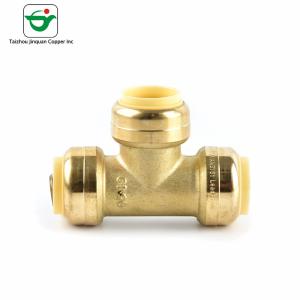 China 1''X1''X1'' C46500 Brass T Plug Connector Equal Tees factory