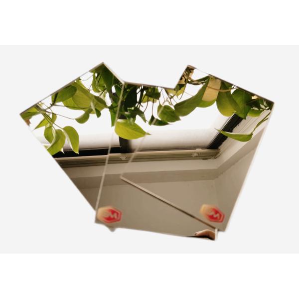 Red Double Sided Flexible 1MM 2MM 5MM Self Adhesive Mirror Acrylic Sheet PMMA