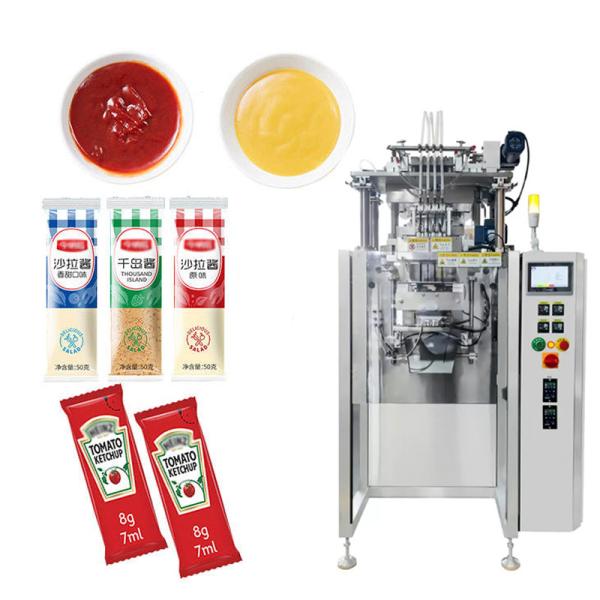 China Liquid Filling and Packaging Machines Form Fill and Seal Packaging Vertical Pouch Packing Machine factory