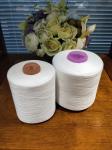 40S/2 White Polyester Yarn , TFO Spun Sewing Thread High tenacity