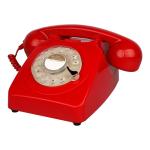 CE Antique Corded Phone Retro Decorative Rotary Phone Plastic