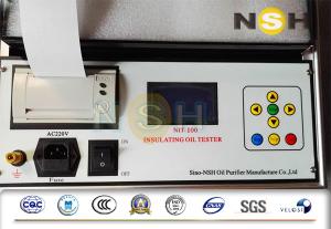 China Breakdown Voltage Transformer Oil Testing Equipment High Precision Adjustable Voltage Rise factory