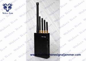 China 3W Handheld Cell Phone Jammer AC Adapter For Phone Signal LOJACK GPS factory