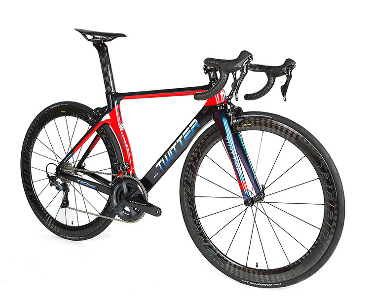 EPS Carbon Fiber Road Bike T10pro Holographic Color SHIMANO UT R8000-22 Speed For Man And Woman