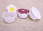 10g Plastic Capsules Cup With Aluminum Sealing Film For Mouth Rinse Packaging