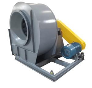 China Belt Drivetrain Suction 4kw 1025rpm Industrial Hot Air Blower Fan factory