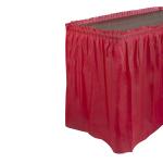 Custom Color Disposable Plastic Table Skirts