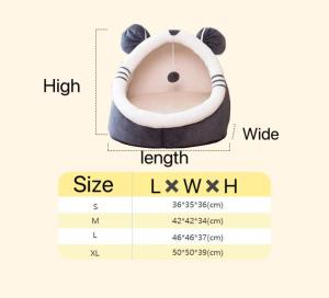 China Pet Bed Wholesale Nice Quality Removable Washable Cartoon Style factory