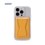 Custom PU Leather Magnetic Card Holder Stand With UV Printing Logo