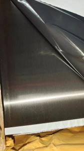 China 0.55mm Thickness Hairline Stainless Steel Sheet 304 Grade Decoration Plate factory