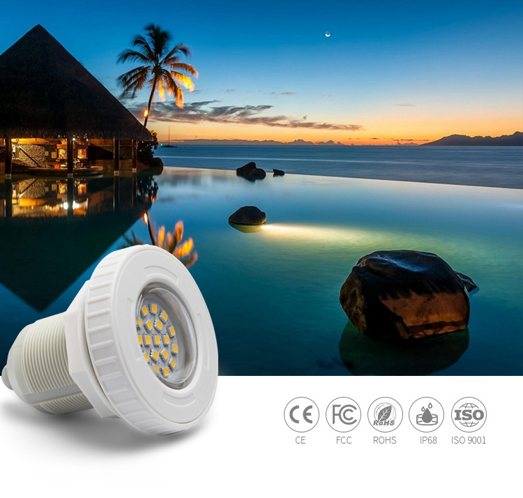 Wall Mount LED Vinyl Pool Lights 3W AC 12V IP68 Garden pool light underwater