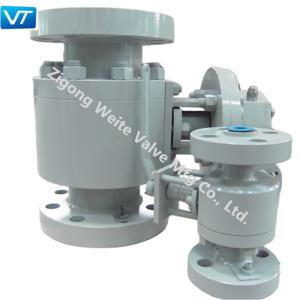 China Forged Steel Double Oil Pipeline Valves ISO5211 Double Block And Bleed Ball Valves factory