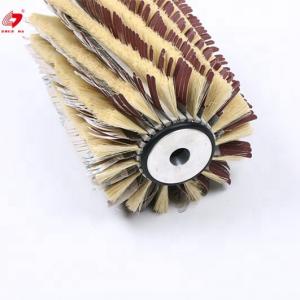 China Sisal Sandpaper Oblique Roller Woodworking Brush For Polishing Machine factory