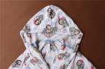Cute Printed Childrens Towelling Bathrobe Soft Touch Bath Gown For Kids