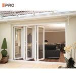 Modern Aluminum Folding Door System Elevator Folding Plexiglass Door