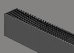 45W Suspended Linear LED Light Fixture 90lm/W For Home