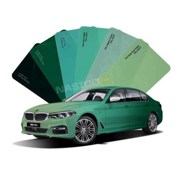190.5μm Green Series Color Change Wrap Film TPU Car Paint Protection Film