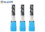 CNC Lathe Corner Radius End Mill , Solid Carbide Ball Nose End Mills