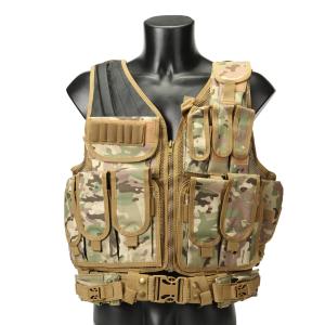 Custom Camouflage Lightweight Body Armor Tactical Vest Multifunctional Summer