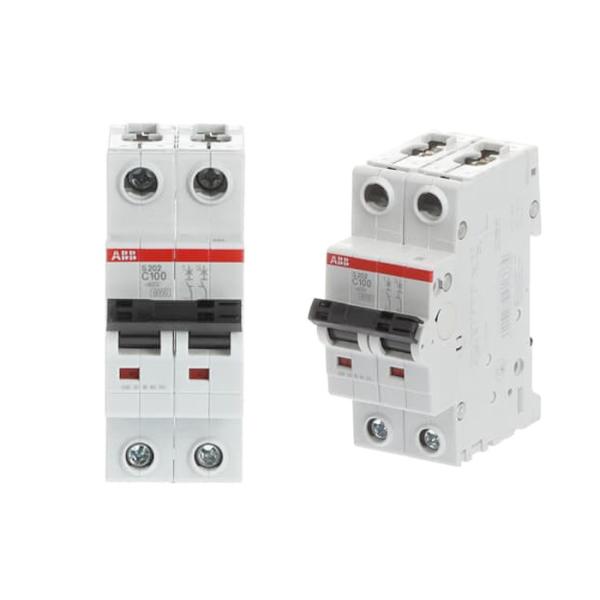 China S202-C100 2CDS252001R0824 Miniature Circuit Breakers MCBs 6kA 100A 2P factory