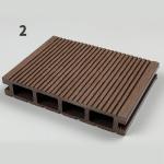 Safety WPC Decking Panel Low Maintenance Anti Slip Composite Decking Board