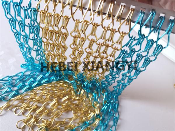 300mm Length Metal Chain Curtain Hanger Frame Type Outer Door Mesh Different