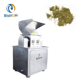 China Dry Tea Leaf Flakes Herbal Crusher Machine Lemon Grass Pieces Grinder With CE factory