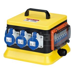 China Syntax MZ8 Temporary Power Distribution Box IP67 Plastic 32A 260*260*245mm factory