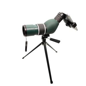 China Long Distance Angled 12-36x50 Compact Spotting Scope With Tablet Tripod factory