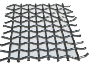 China 60# Steel Crimped Wire Mesh High Bearing Capacity For Industrial Filters factory