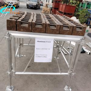 China Foldable Mobile 3.94ft 50mm Aluminum Show Platform factory