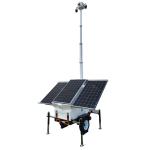 Solar Powered Mobile Camera Trailer For Commercial Building
