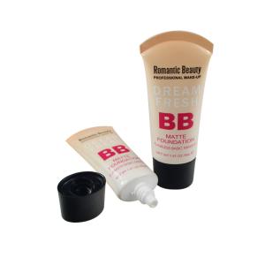 China Wholesale empty stock 50ml PE tube Cosmetic Plastic tube hand cream face cream sunscreen plastic tube factory