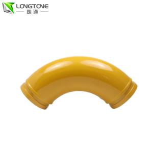 China Schwing Dn125 Concrete Pipe Elbow Twin Wall Painting Surface factory