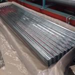 High Strength Corrugated Galvanized Iron Sheet , Curved Galvanised Roofing