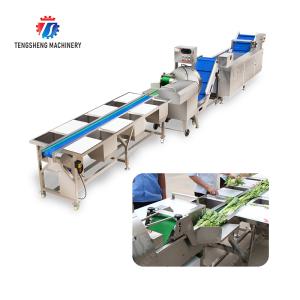 China Fruit and vegetable selection, cutting and washing production line Fruit Vegetable FOOD processing production Machine factory