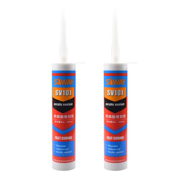 China Bathroom Paintable Acrylic Sealant High And Low Temperature Resistance factory