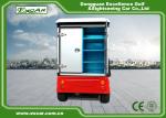 Red 2 Seater 48v Electric Ambulance Vehicle For Park 1 Year Warranty